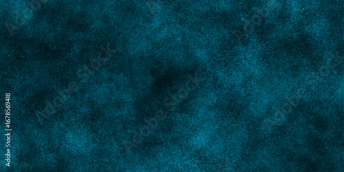 Abstract dark blue grunge natural smooth cement concrete floor and plaster dirty wall background texture. blue marble texture and blue paper texture. plastered long panoramic concrete wall background.