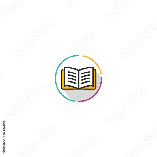book icon vector illustration