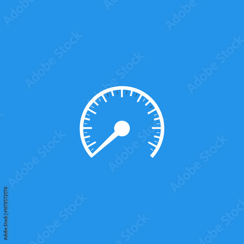 close up of a clock on blue background