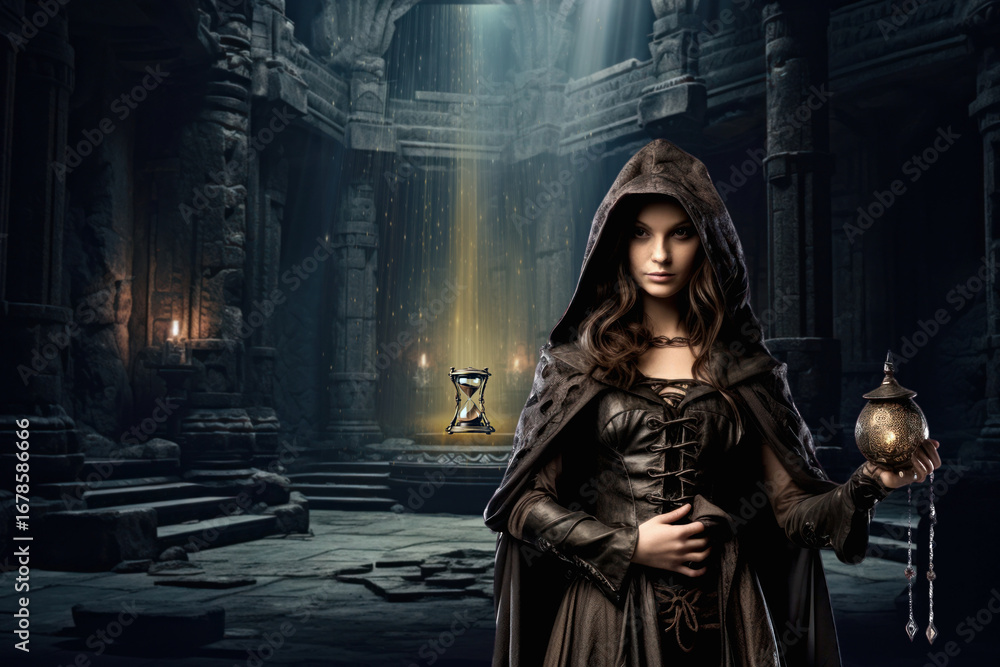 Fototapeta premium Dark mage fantasy remix
