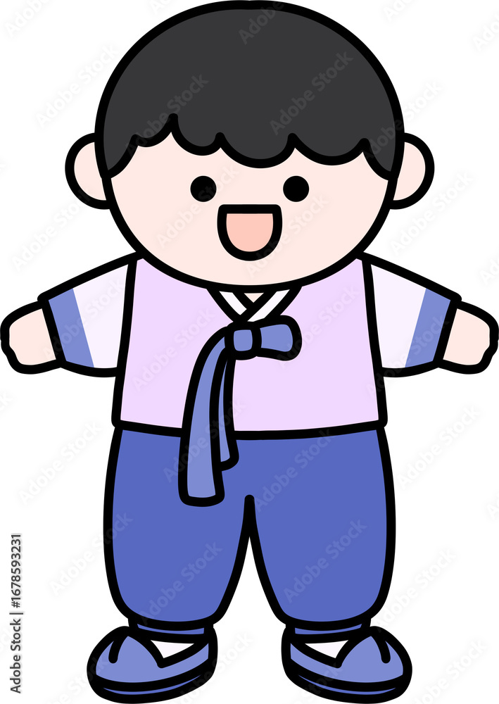 Obraz premium Korean traditional clothes