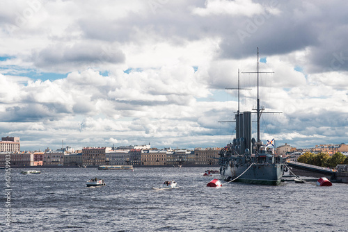 Fotografía Cruiser Aurora, Neva River