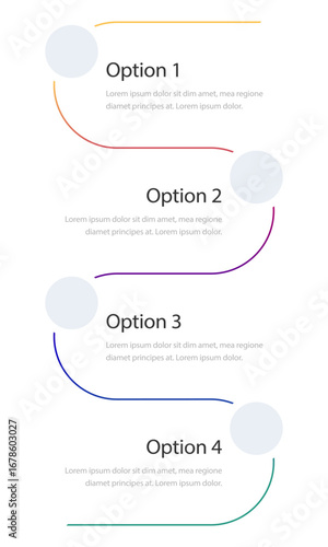 Healthcare data optimization linear infographic template. Medical technology. Data visualization with 4 steps. Empty process vector design. Editable blank options info graphics. Lexend font used