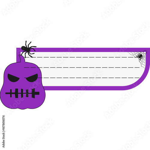 Halloween Name Tag