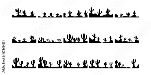 Cactus Silhouette Design