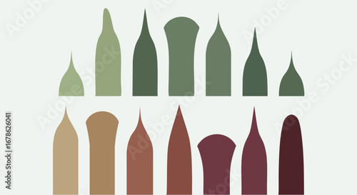 Elegant abstract shapes create a modern and sophisticated minimalist background design