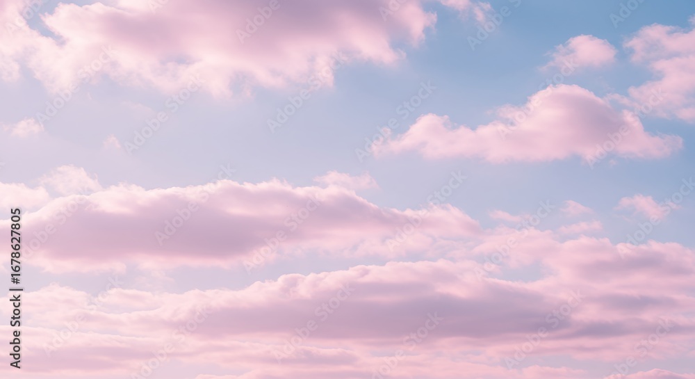 Fototapeta premium Pink pastel sky background