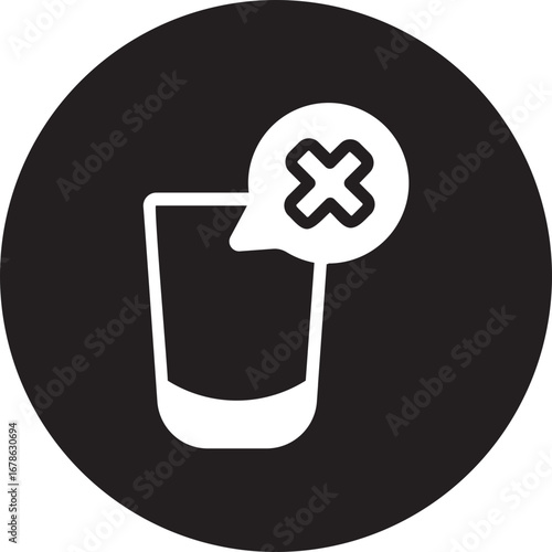 no potable glyph icon