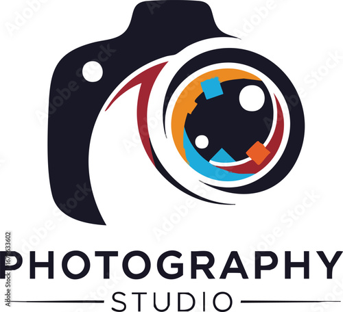 Capturing moments with a dynamic camera logo for your professional photography studio