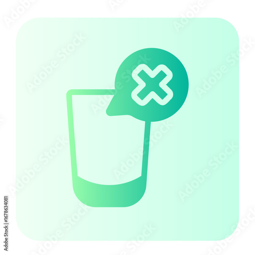 no potable gradient icon