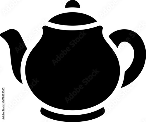 Teapot Glyph Icon