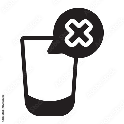 no potable glyph icon