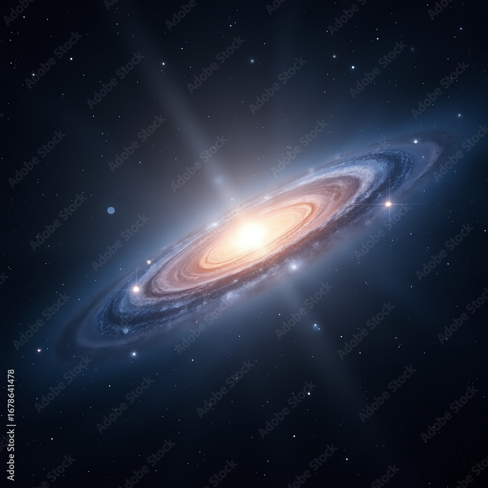 Fototapeta premium space galaxy in space