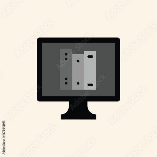 Modern computer screen displaying data files and digital organization for business productivity insights