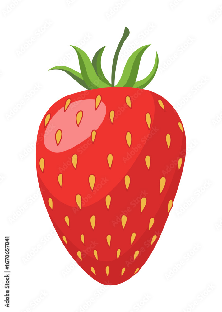 Obraz premium Fresh and Delicious Strawberry for Your Culinary Creations