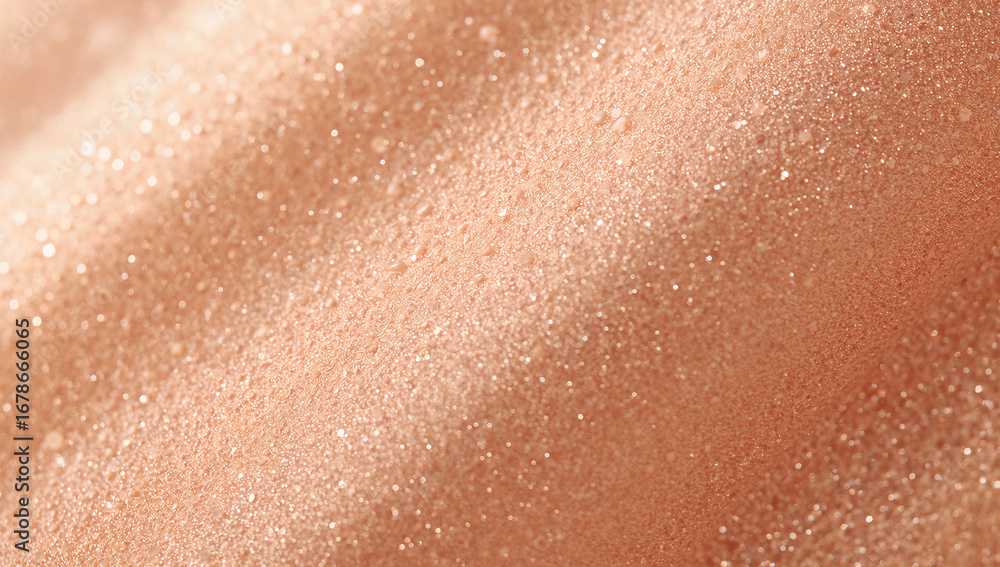 Fototapeta premium Close-up of skin texture with water droplets, ideal for cosmetic and beauty content.