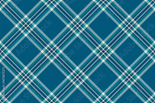 Classic blue plaid pattern. Textile design, ideal for backgrounds, apparel, or graphic projects. Timeless, elegant and versatile fabric texture.