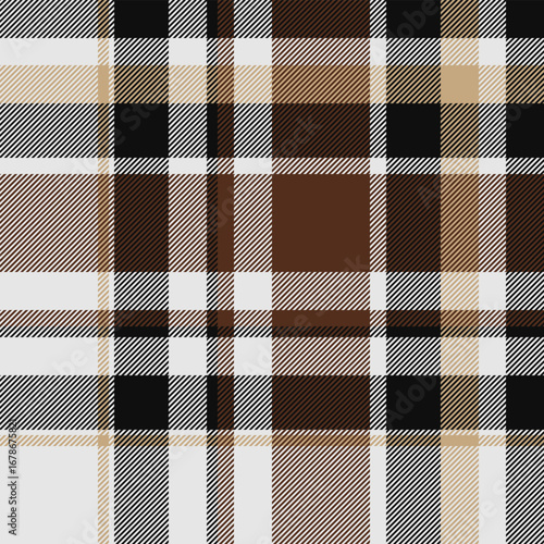 Industry tartan background vector, celebrate plaid fabric seamless. Checking pattern textile texture check in sterling silver and orange colors.