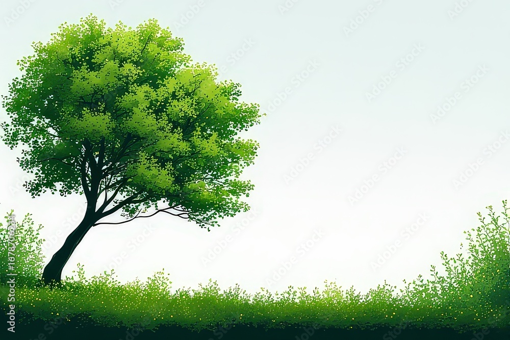 Fototapeta premium Nature Essentials Isolated Illustration Pack