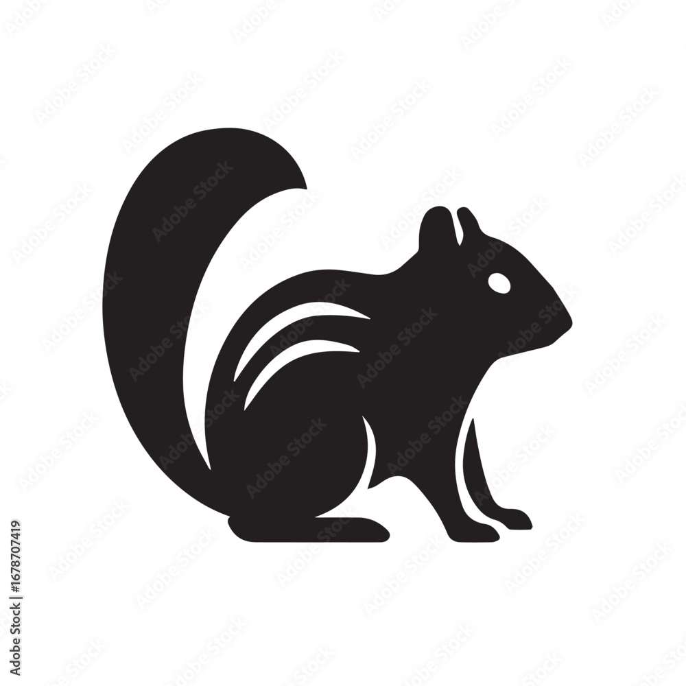Obraz premium Silhouette of a bear isolated on white background, showcasing its powerful form