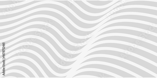 A grayscale abstract background with thin, curved lines creates a sense of depth. The lines are denser on the left, fading toward the right side.vector colors