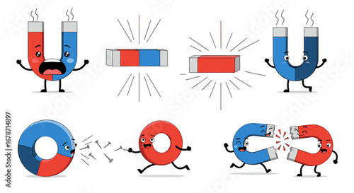 Understanding magnetic forces how different magnet shapes interact with attraction and repulsion