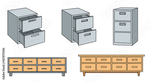 Organizing your office space with essential storage solutions and furniture pieces
