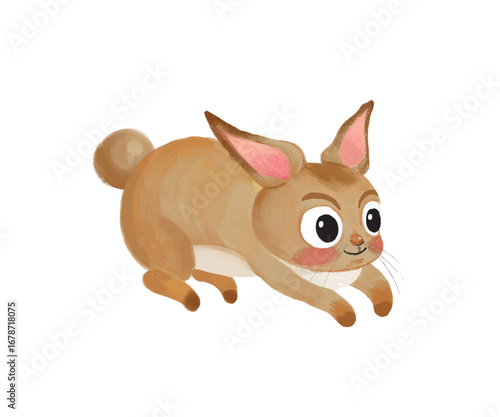 cute rabbit children illustration