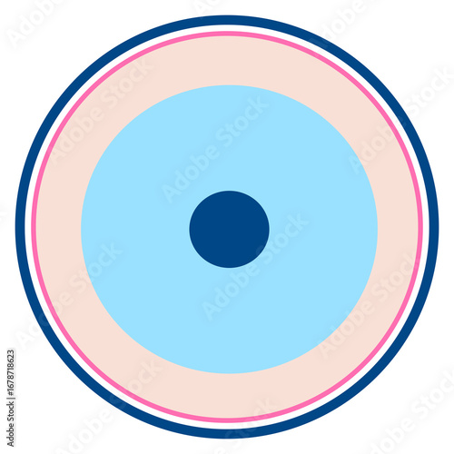 Single Cell with Nucleus Vector – Biology and Science Illustration