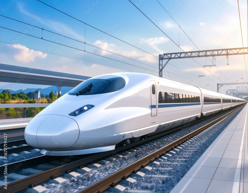 Fototapeta premium High Speed Train