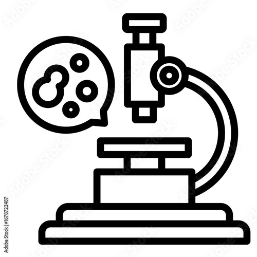 Microscope  Icon Element For Design