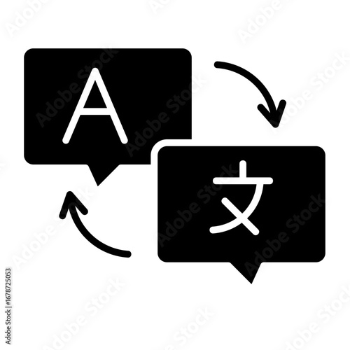 Translator  Icon Element For Design