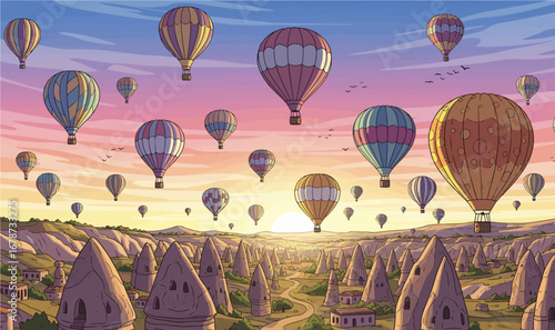 Dawn Over the Valley of Wonders