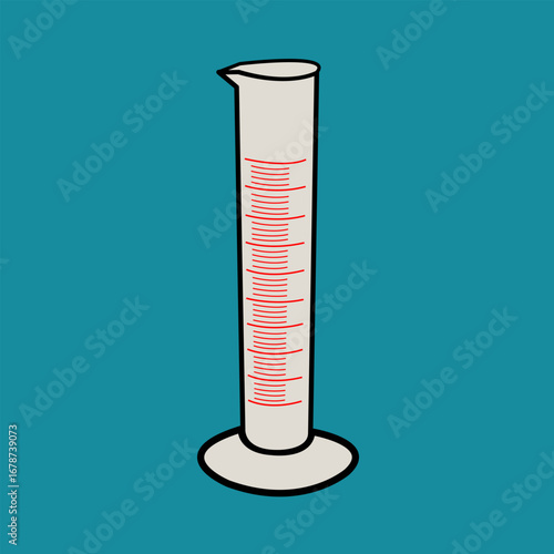 vector illustration of a test tube