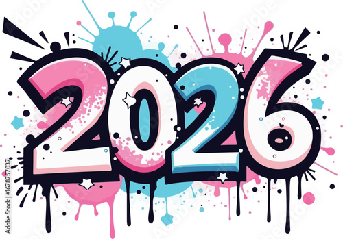 happy new year 2026 vector file