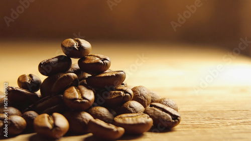 coffee beans on a ground