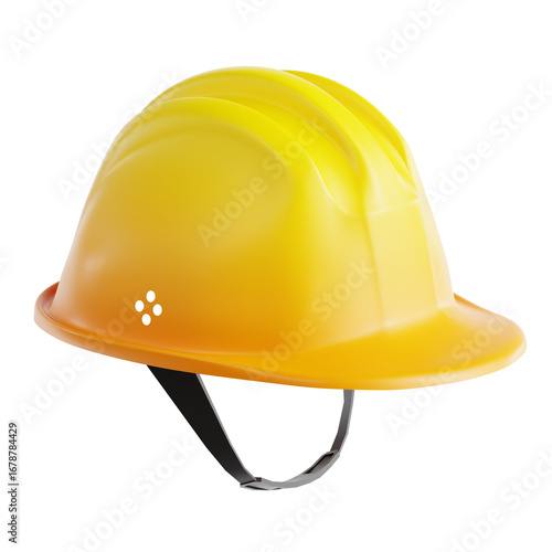 3D illustration Worker Helmet