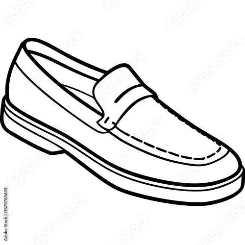 Loafer Shoes – Minimal Art Design