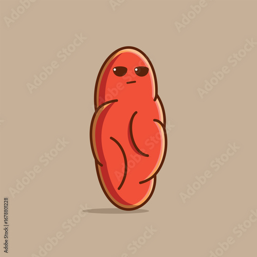 Simple Haemophilus influenzae cartoon vector illustration Collection of Pharmacy day concept icon isolated