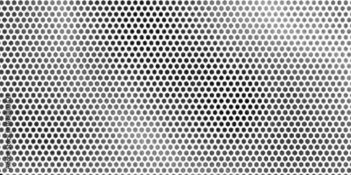 Honeycomb pattern with hexagon mesh. Texture bee comb grid. Flat vector illustration isolated on white background.