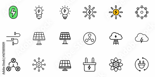 Renewable Energy Icons
