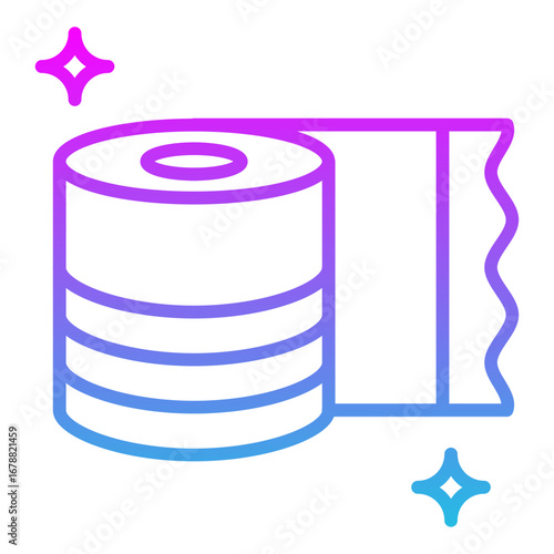 Toilet Paper Icon