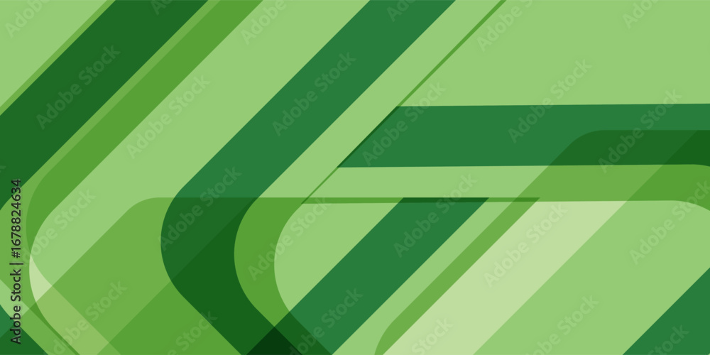 Obraz premium Abstract Green Vector Composition