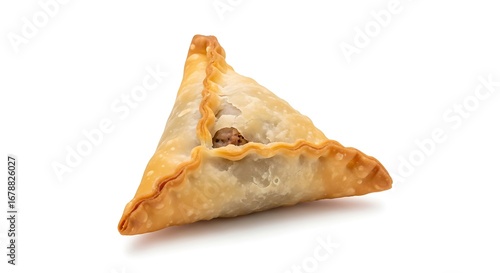 Triangle Pastry, Savory, Delicious, Crispy.