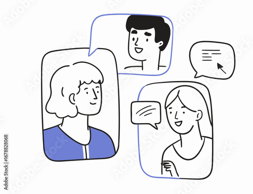 Online Collaboration: Diverse Team Communicating via Chat