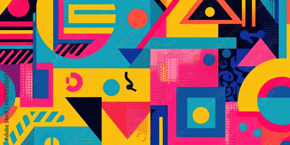 A vibrant, abstract logo design featuring a collection of geometric shapes and colorful blocks arranged in a dynamic composition. A vibrant, abstract logo design featuring a collection of geometric shapes and colorful blocks arranged in a dynamic composition.