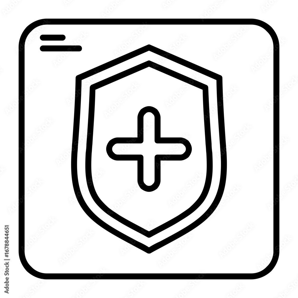 Obraz premium Shield Free Icon