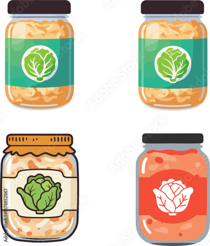 Canned Cabbage Delights A Collection of Homemade Pickled Vegetables
