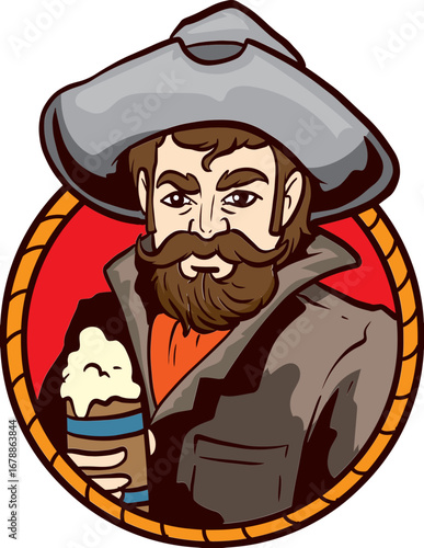 Beer Cravings Illustration – Funny Character Wanting a Beer Concept Art