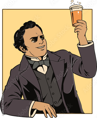 Beer Cravings Illustration – Funny Character Wanting a Beer Concept Art
